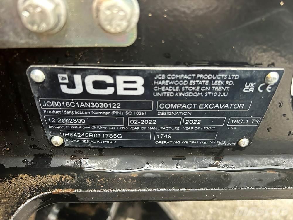 JCB 16C-1 Mini bagri <7t