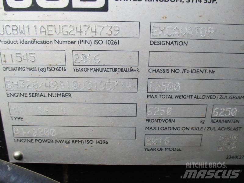 JCB HD110W Bagri na kolesih