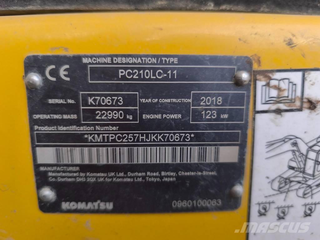 Komatsu PC 210 LC-11 Bagri goseničarji