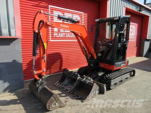 Kubota U 27-4 Mini bagri <7t