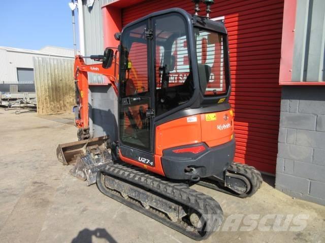 Kubota U 27-4 Mini bagri <7t