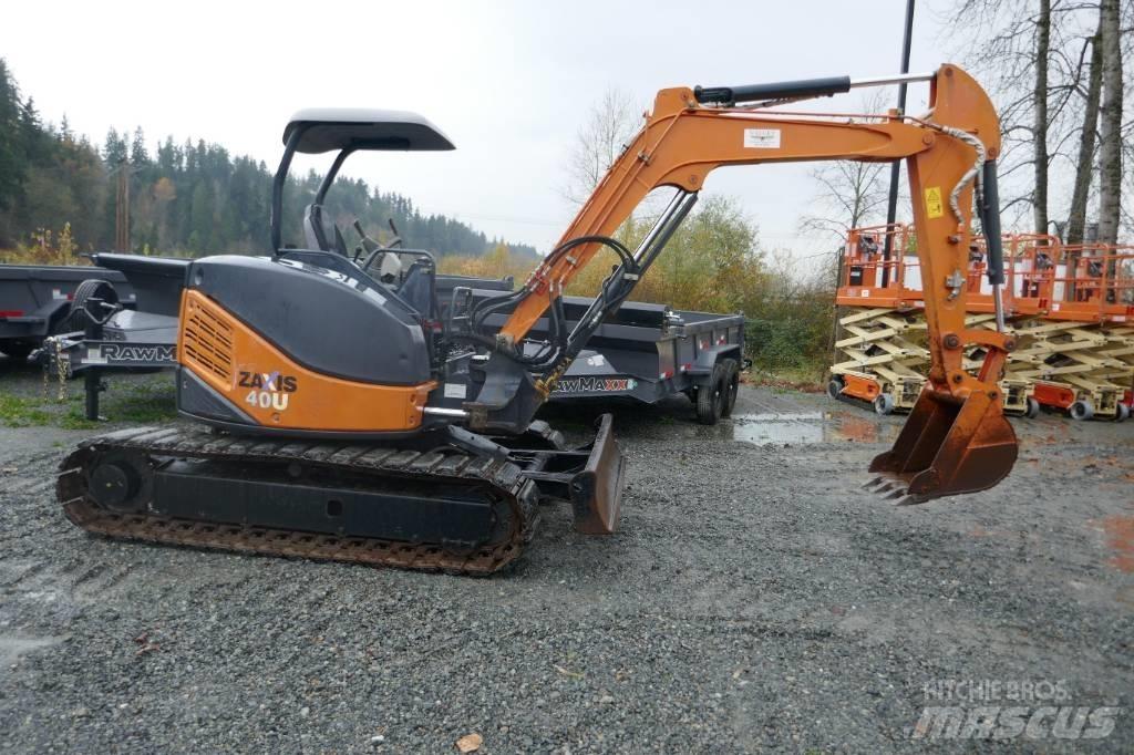 Hitachi ZX40U-3 Mini bagri <7t