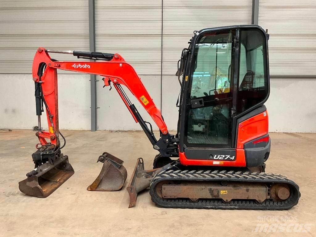 Kubota U 27-4 Mini bagri <7t
