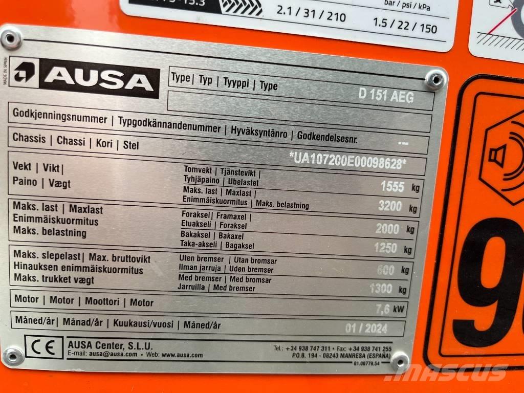 Ausa D151AEG Ne cestni demperji