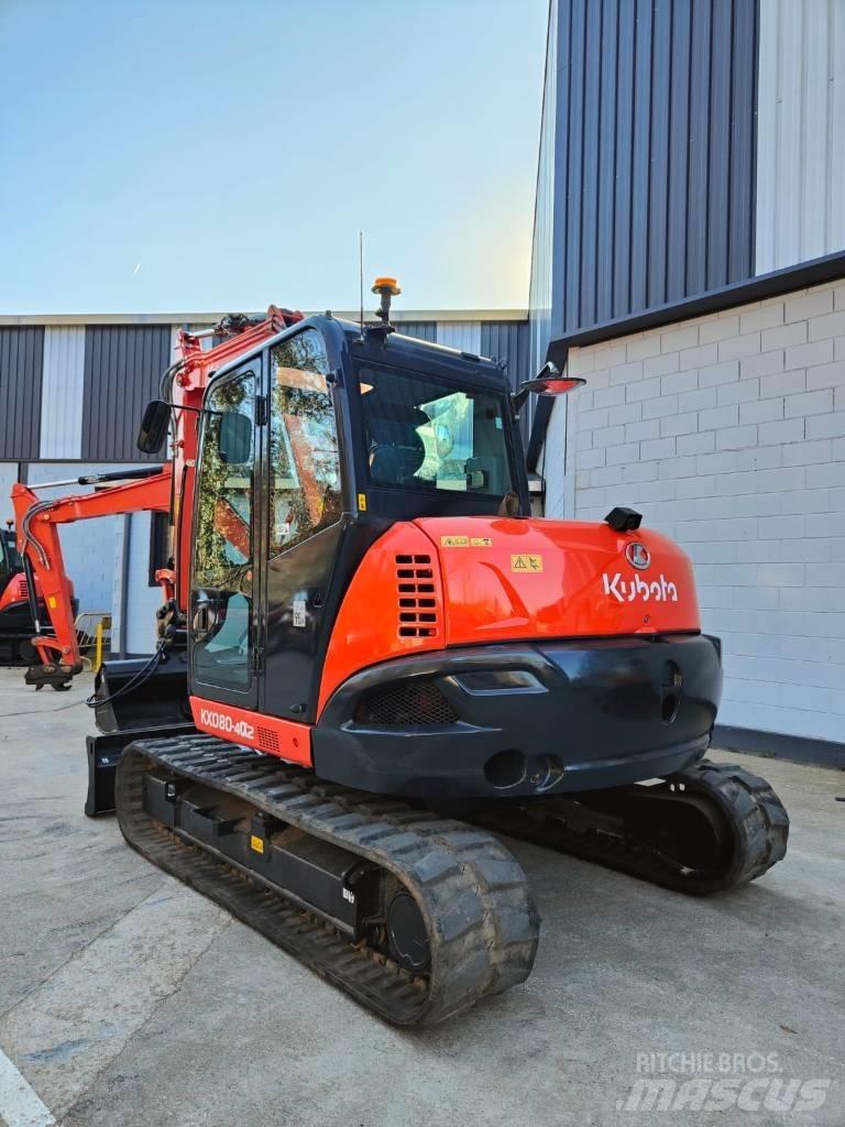 Kubota KX080-4a2 Midi bagri 7t – 12t