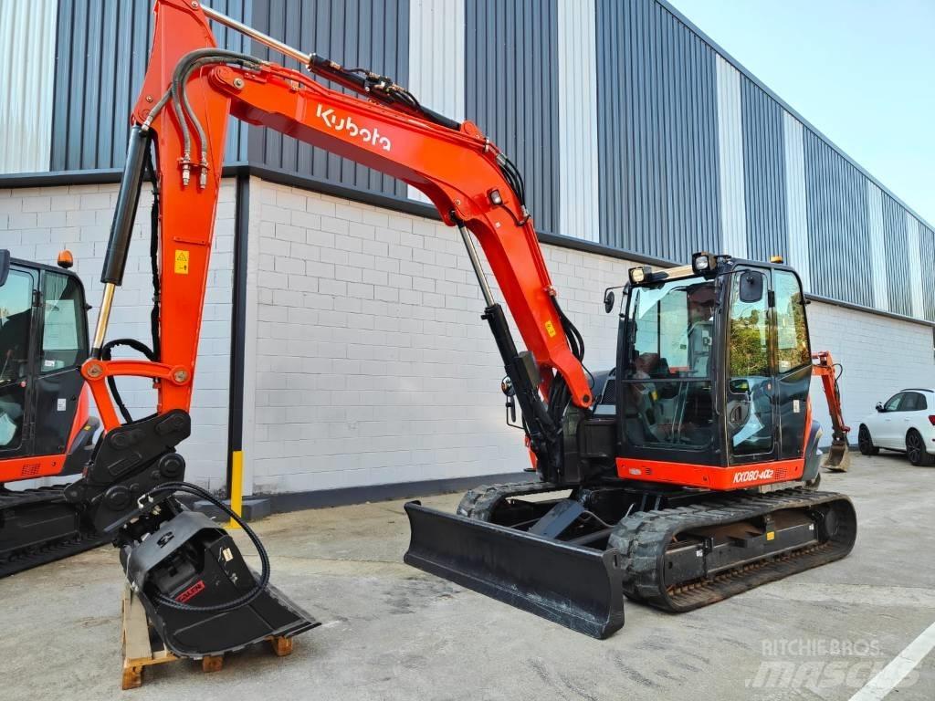 Kubota KX080-4a2 Midi bagri 7t – 12t