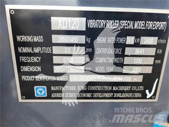 XCMG XD120 Enojni valjarji