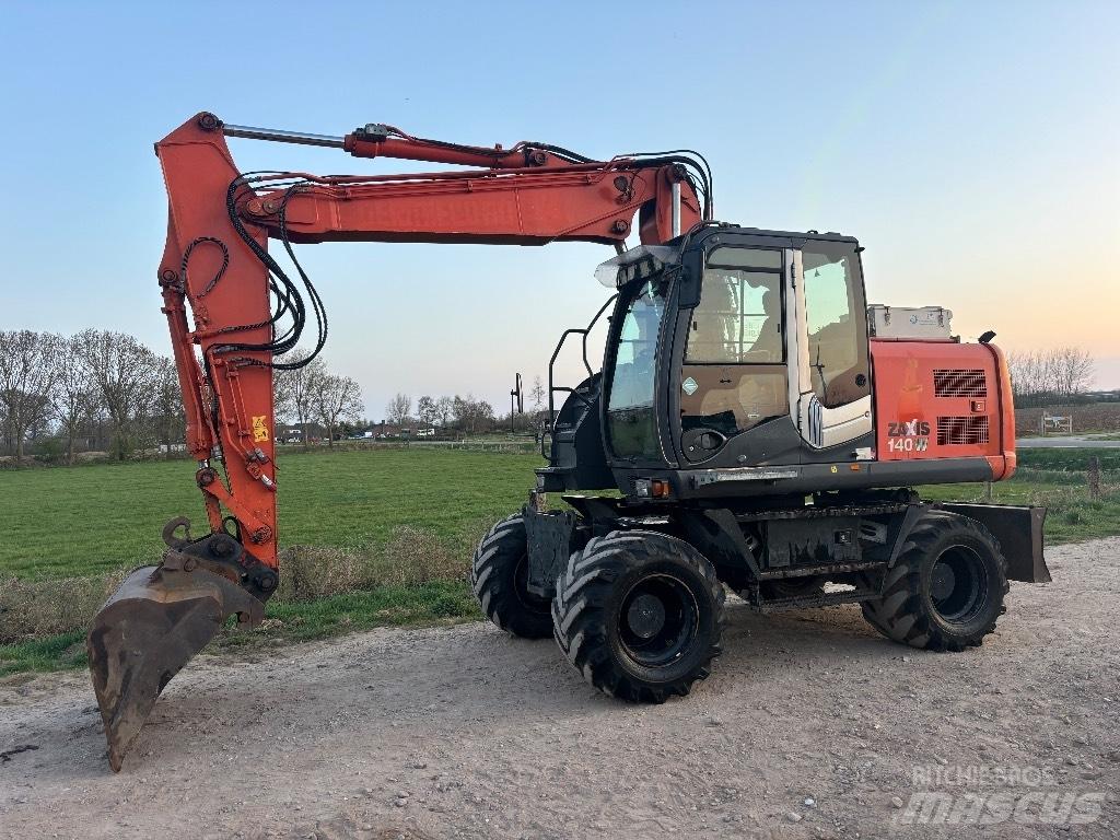 Hitachi ZX 140 W T-3 Bagri na kolesih
