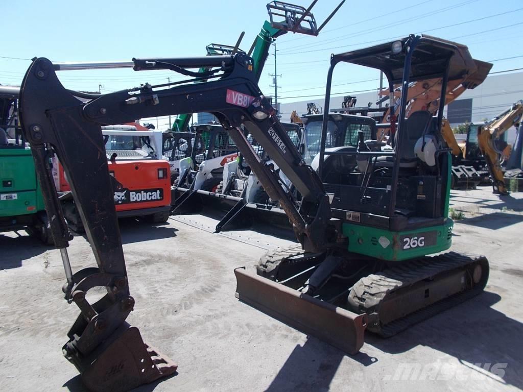 John Deere 26G Mini bagri <7t