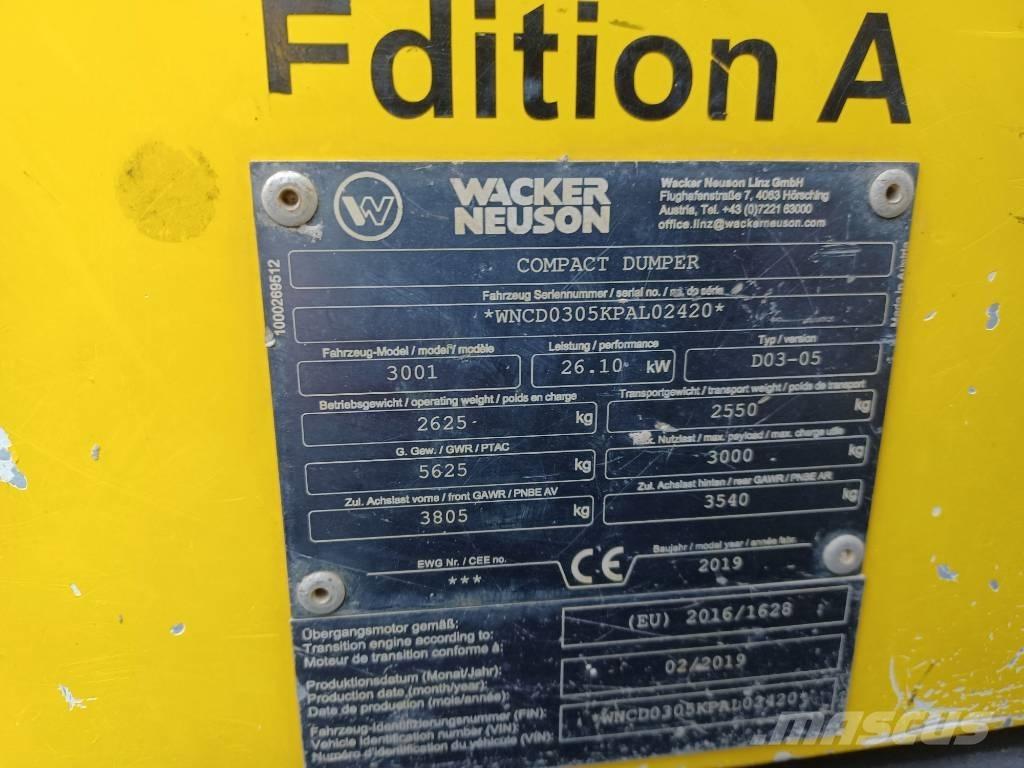 Wacker Neuson 3001 Ne cestni demperji