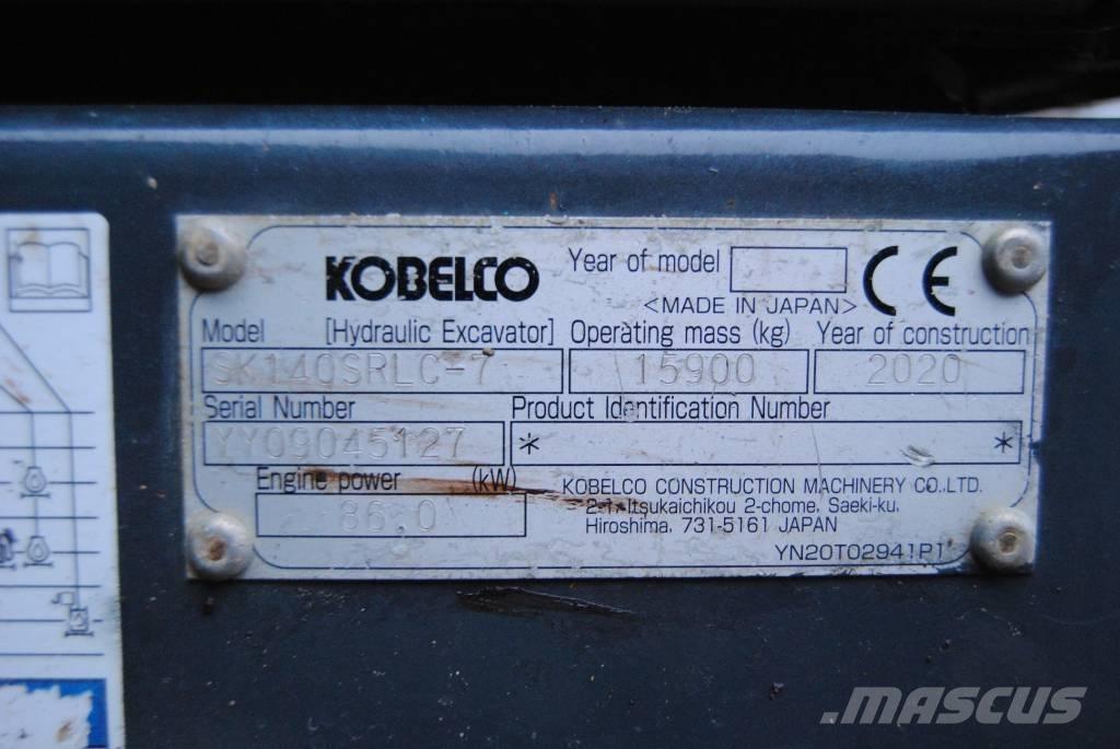 Kobelco SK140SRLC-7 Bagri goseničarji