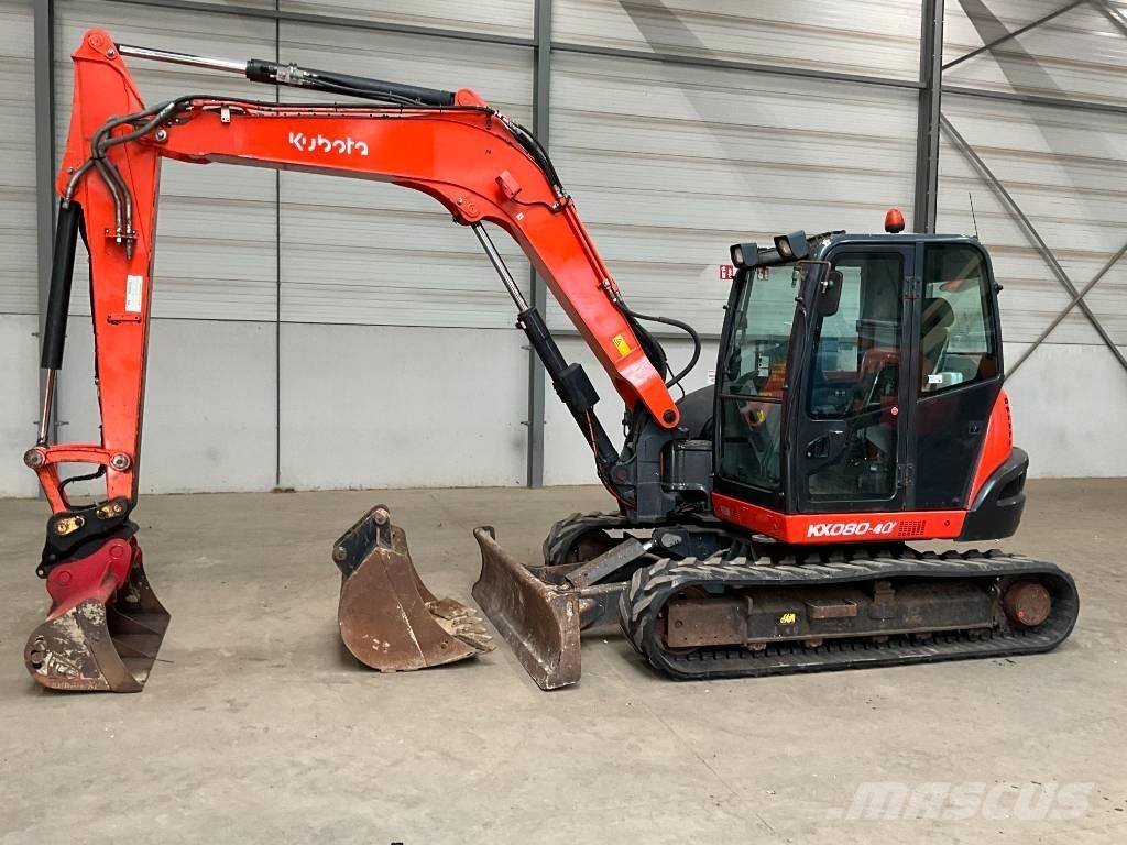 Kubota KX 080-4 A Midi bagri 7t – 12t
