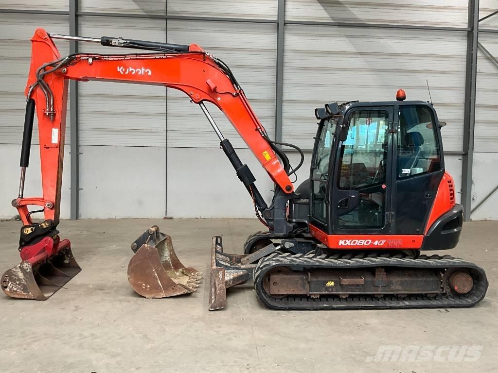 Kubota KX 080-4 A Midi bagri 7t – 12t
