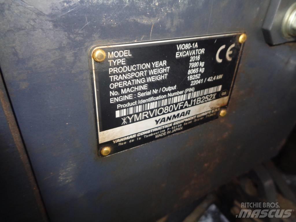 Yanmar Vio 80 Bagri goseničarji