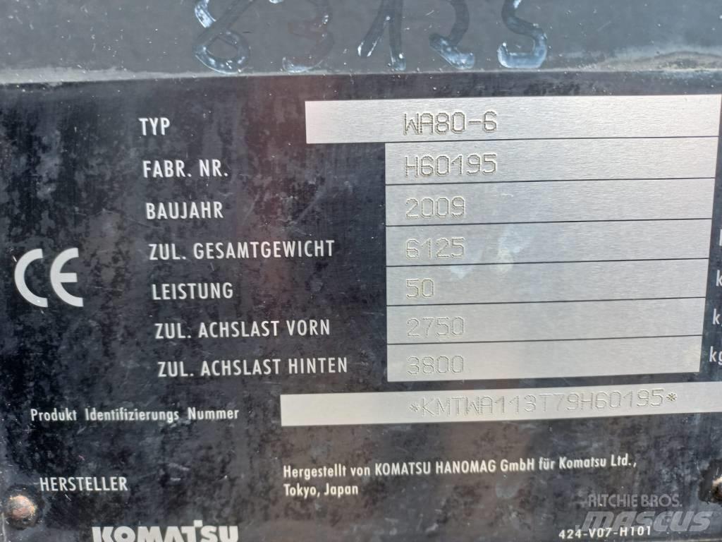 Komatsu WA 80-6 Kolesni nakladalci