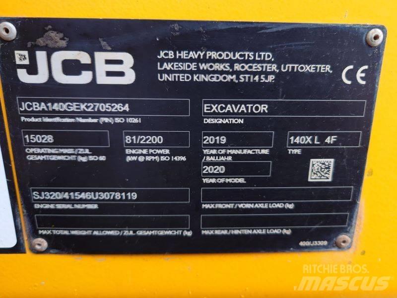 JCB 140X LC Bagri goseničarji