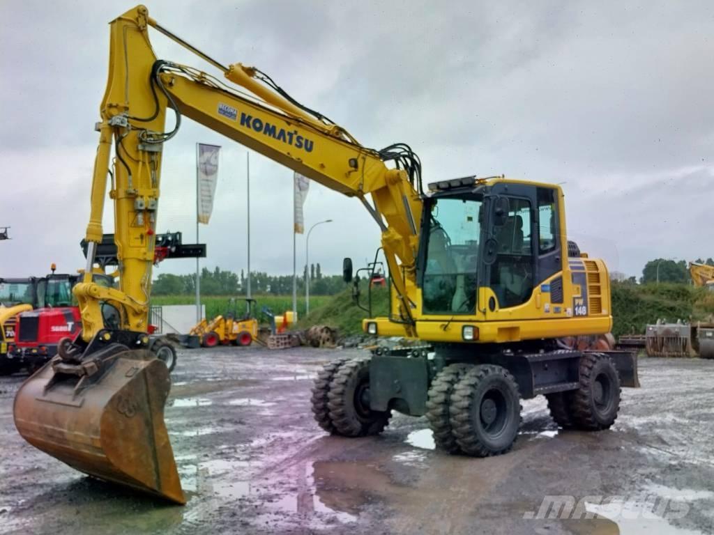 Komatsu PW 148-8 Bagri na kolesih