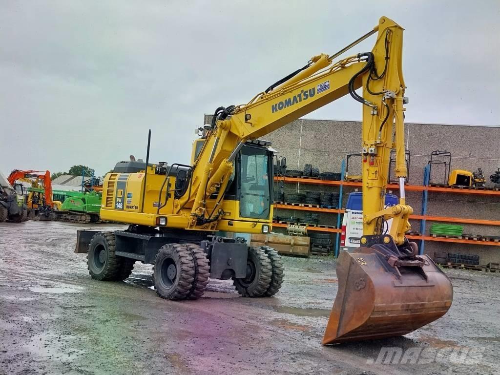 Komatsu PW 148-8 Bagri na kolesih