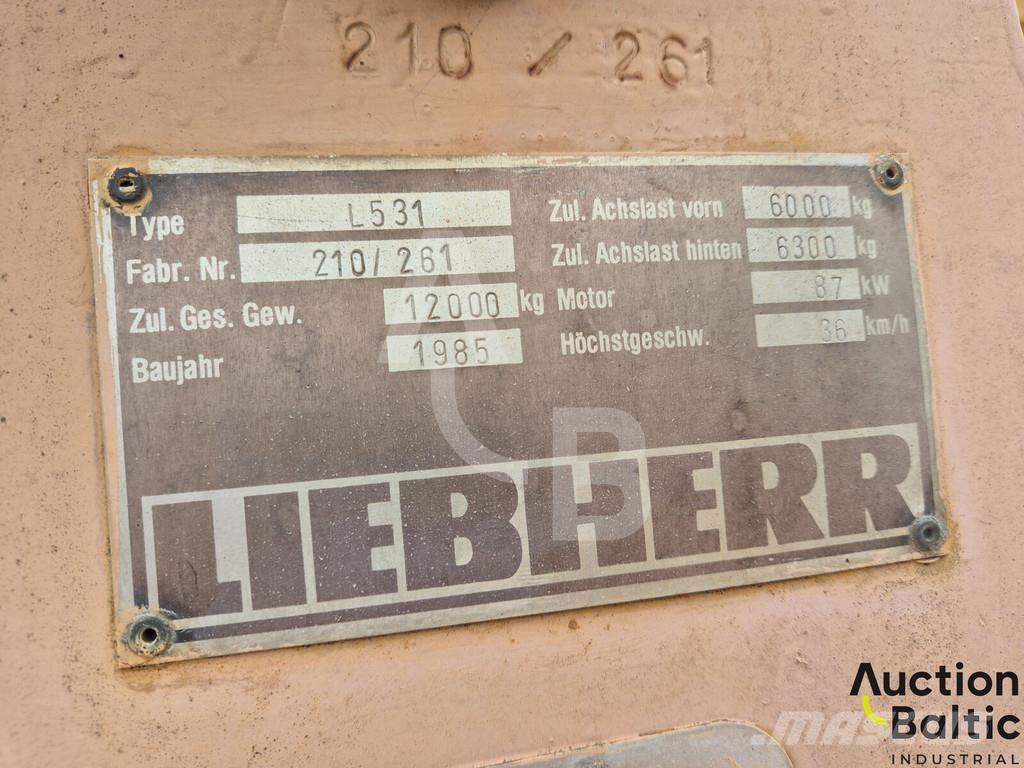 Liebherr L 531 Kolesni nakladalci