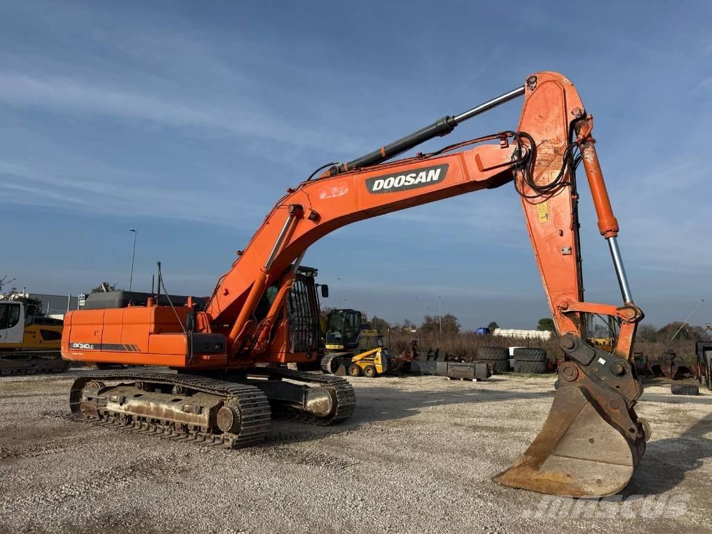 Doosan DX 340 LC Bagri goseničarji
