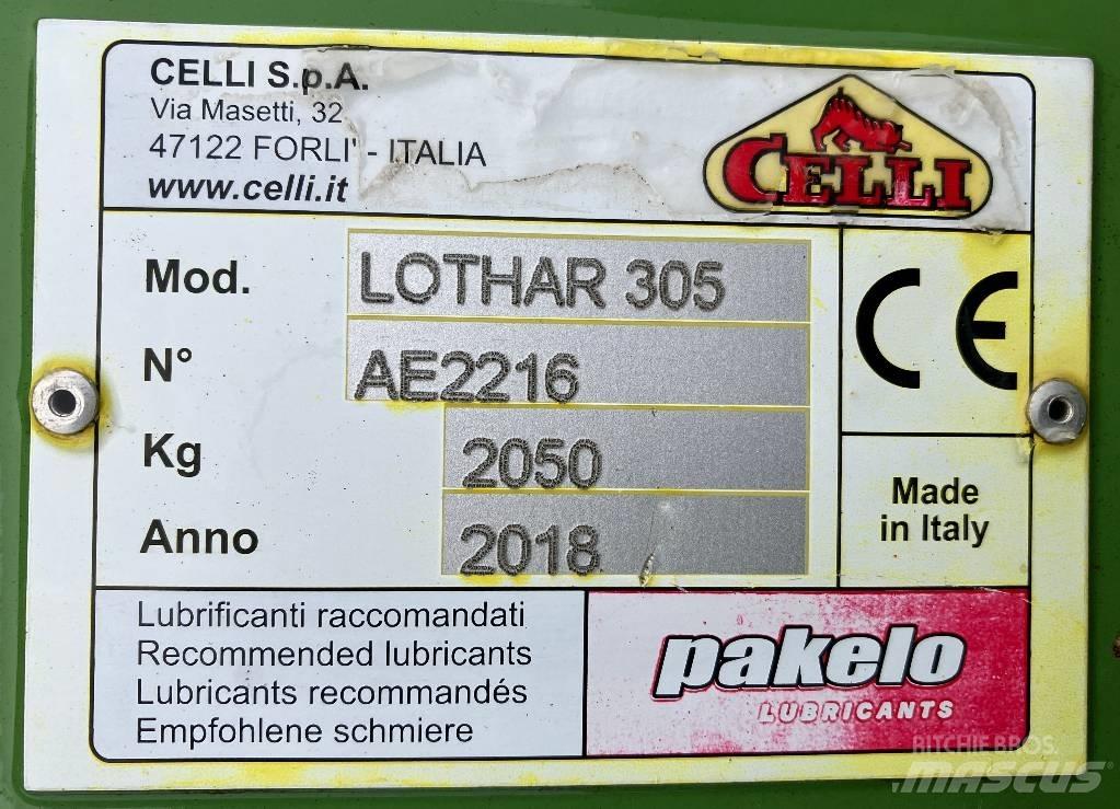 Celli lothar 305 Ostali priključki in naprave za pripravo tal