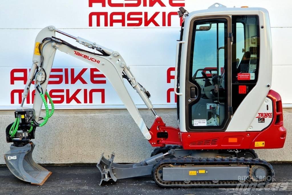 Takeuchi TB 320 Mini bagri <7t