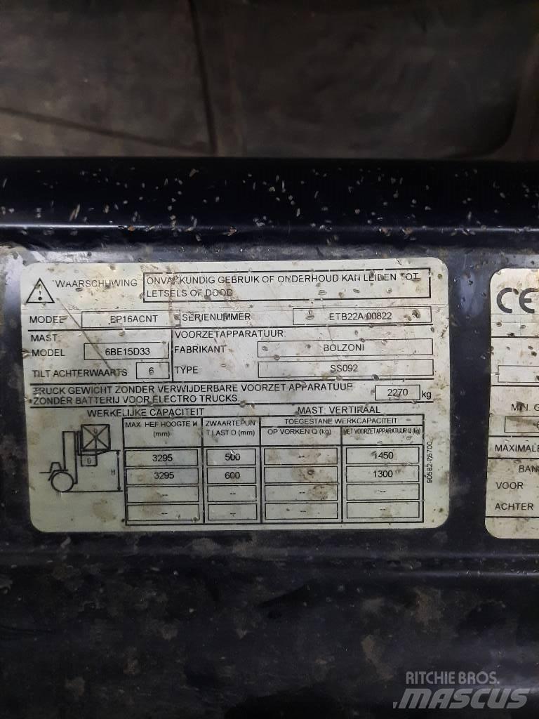 CAT EP16ACNT Električni viličarji
