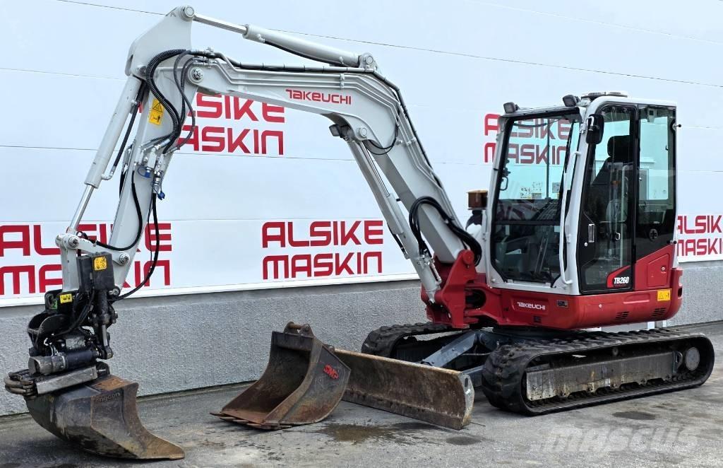 Takeuchi TB 260 Mini bagri <7t