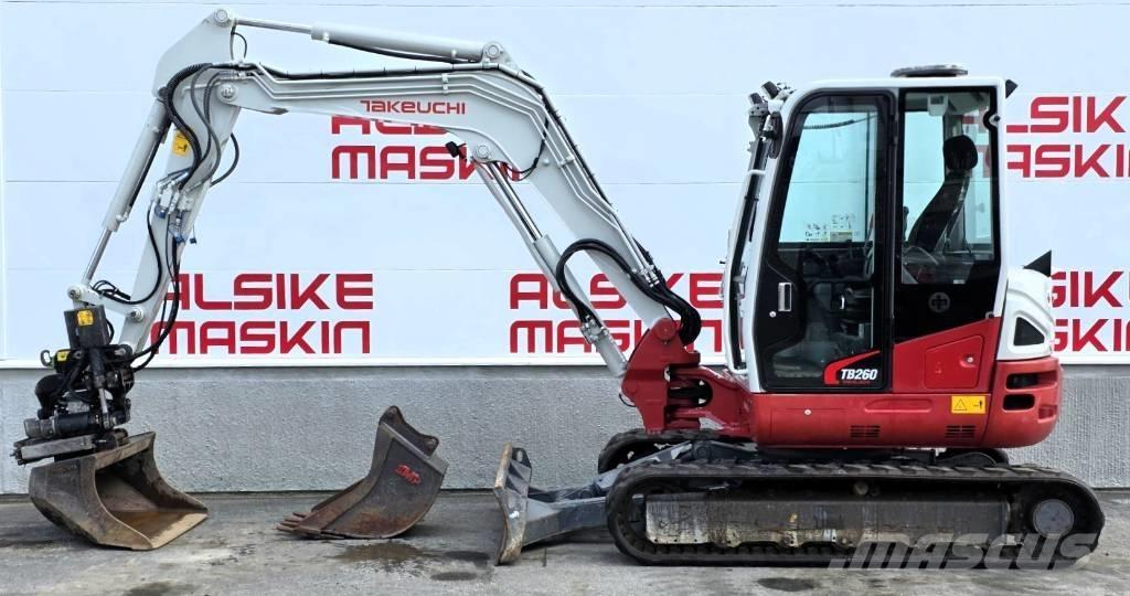 Takeuchi TB 260 Mini bagri <7t