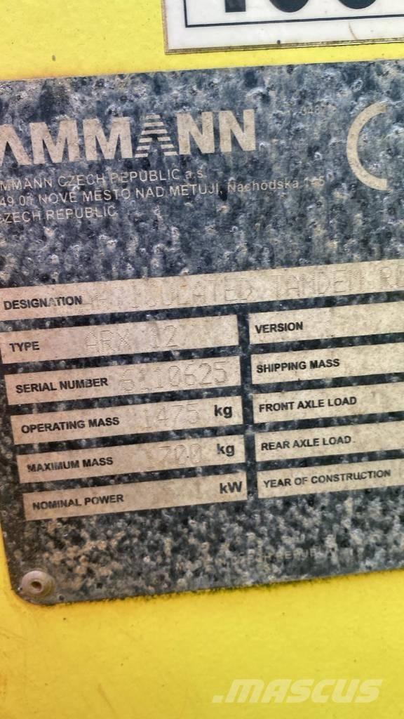 Ammann ARX 12 Dvojni valjarji