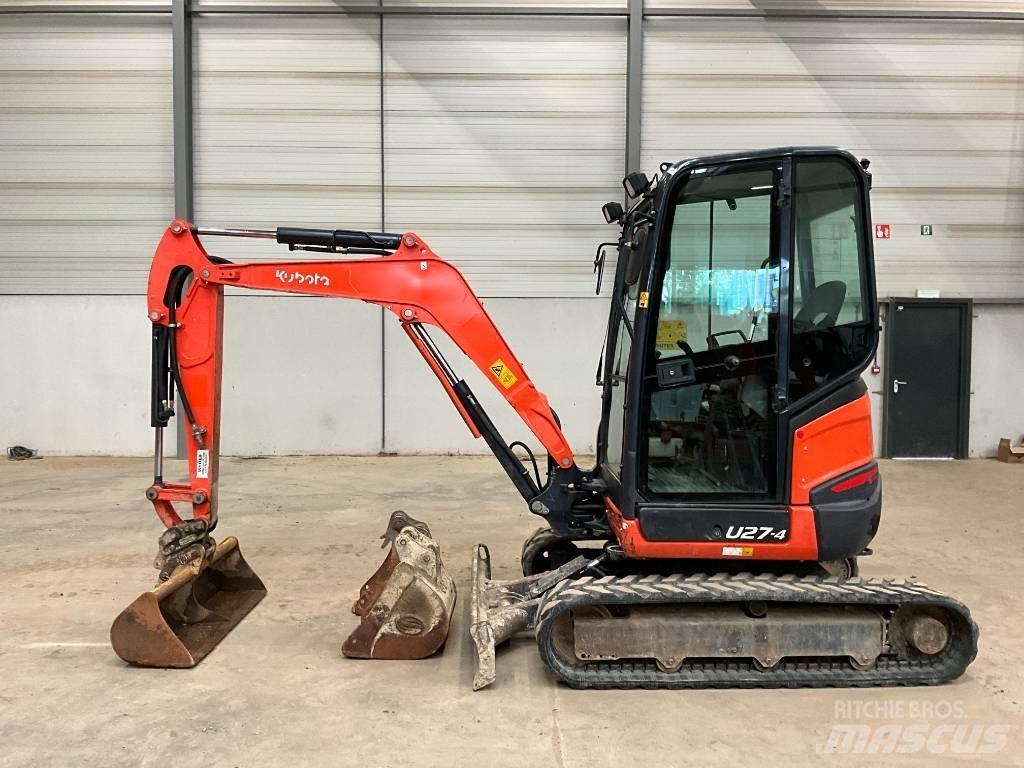 Kubota U 27-4 Mini bagri <7t