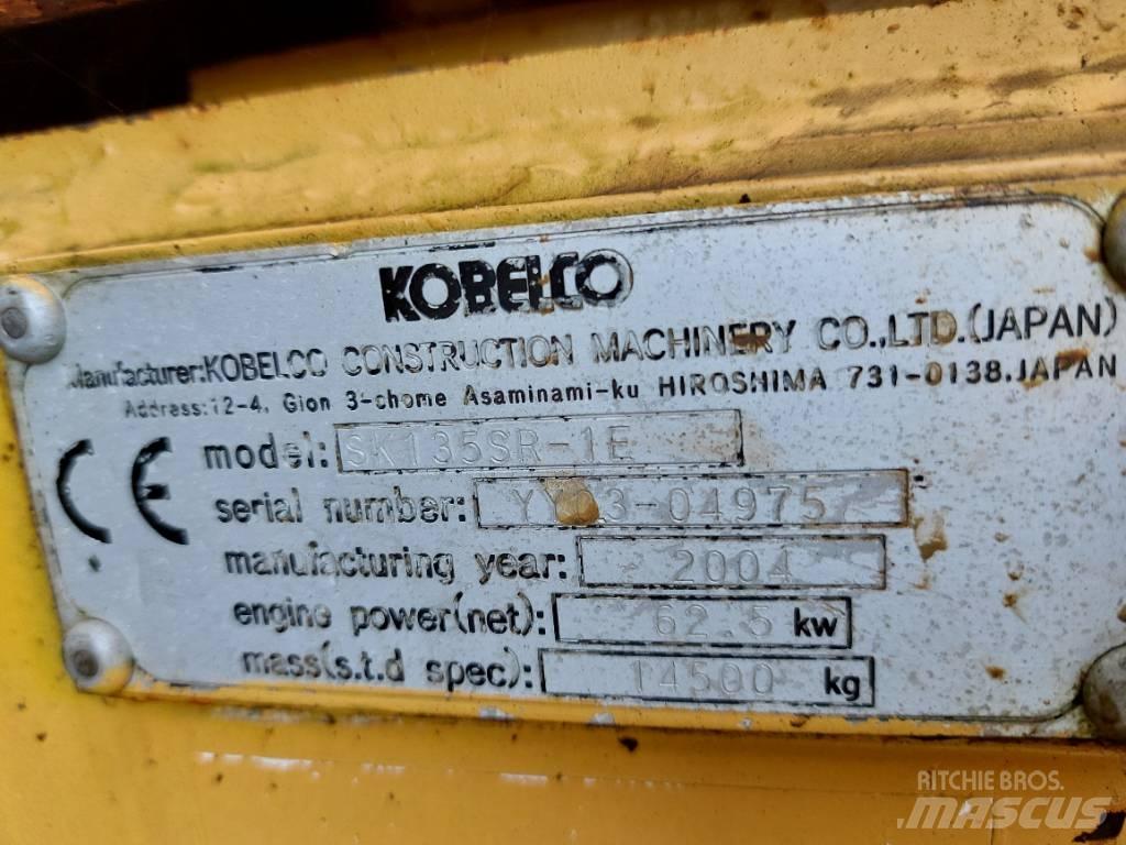 Kobelco SK 135SR Bagri goseničarji