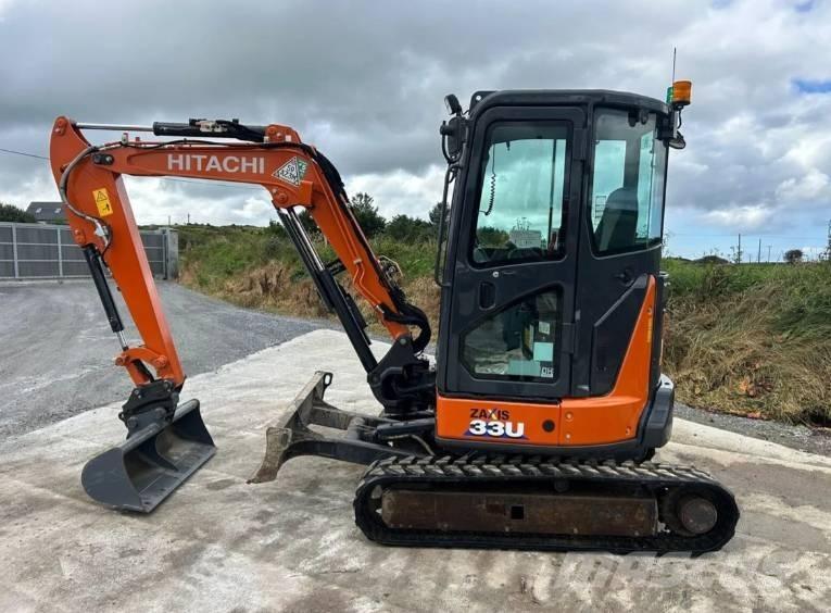 Hitachi ZX 33 U-6 Mini bagri <7t