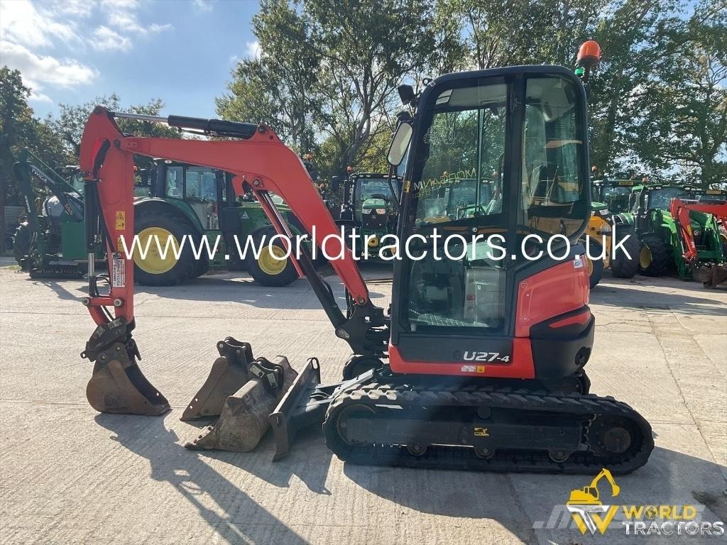 Kubota U 27-4 Mini bagri <7t