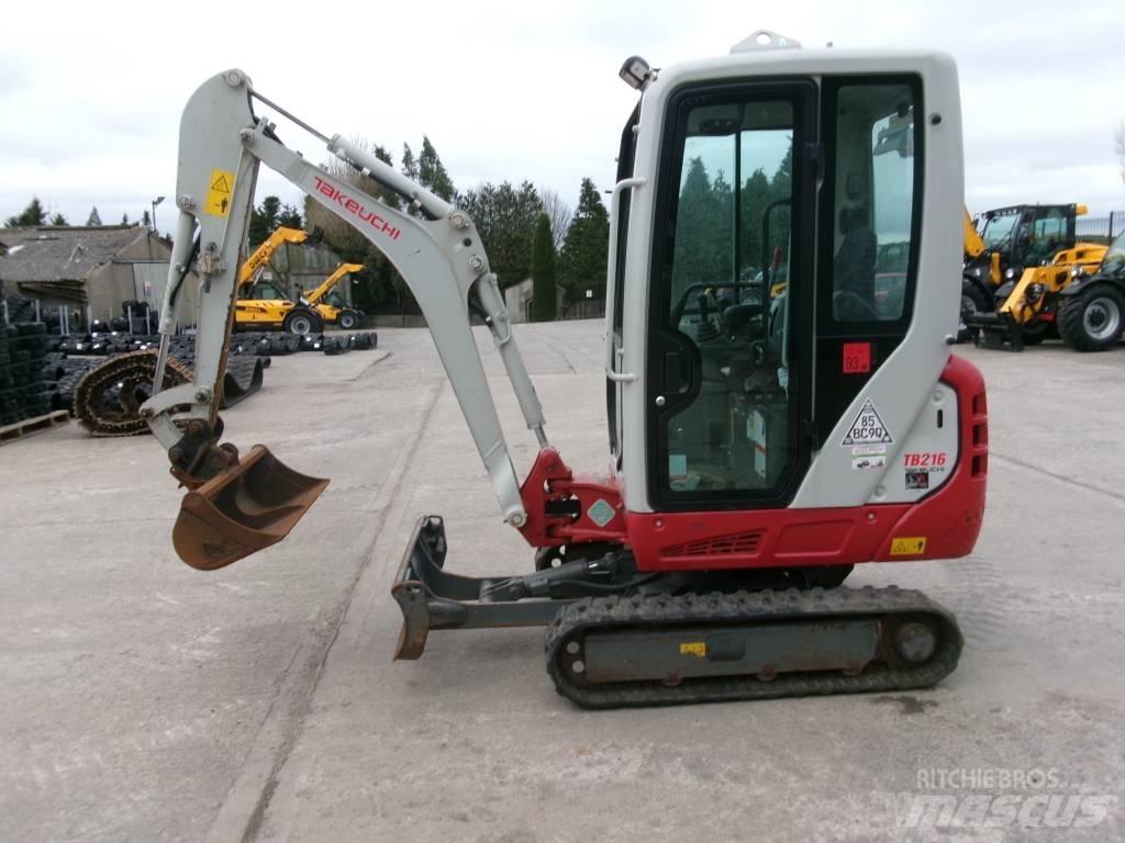 Takeuchi TB 216 Mini bagri <7t