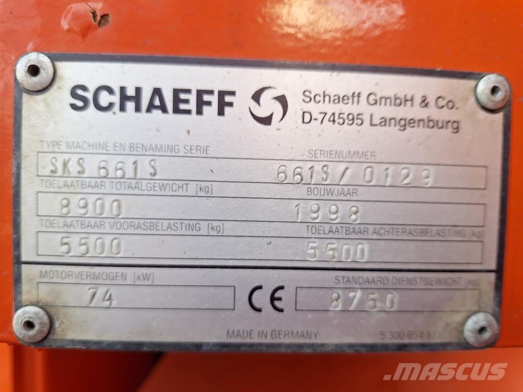 Schaeff SKS 661 Kolesni nakladalci