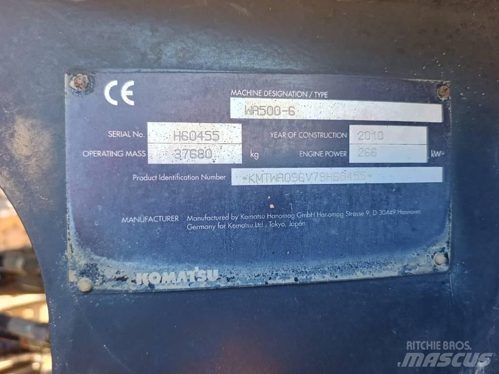 Komatsu WA500-6 Kolesni nakladalci