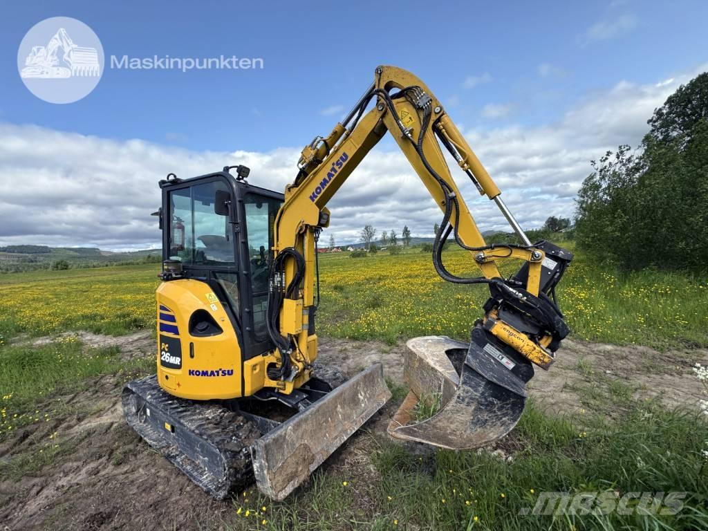 Komatsu PC 26 MR Mini bagri <7t