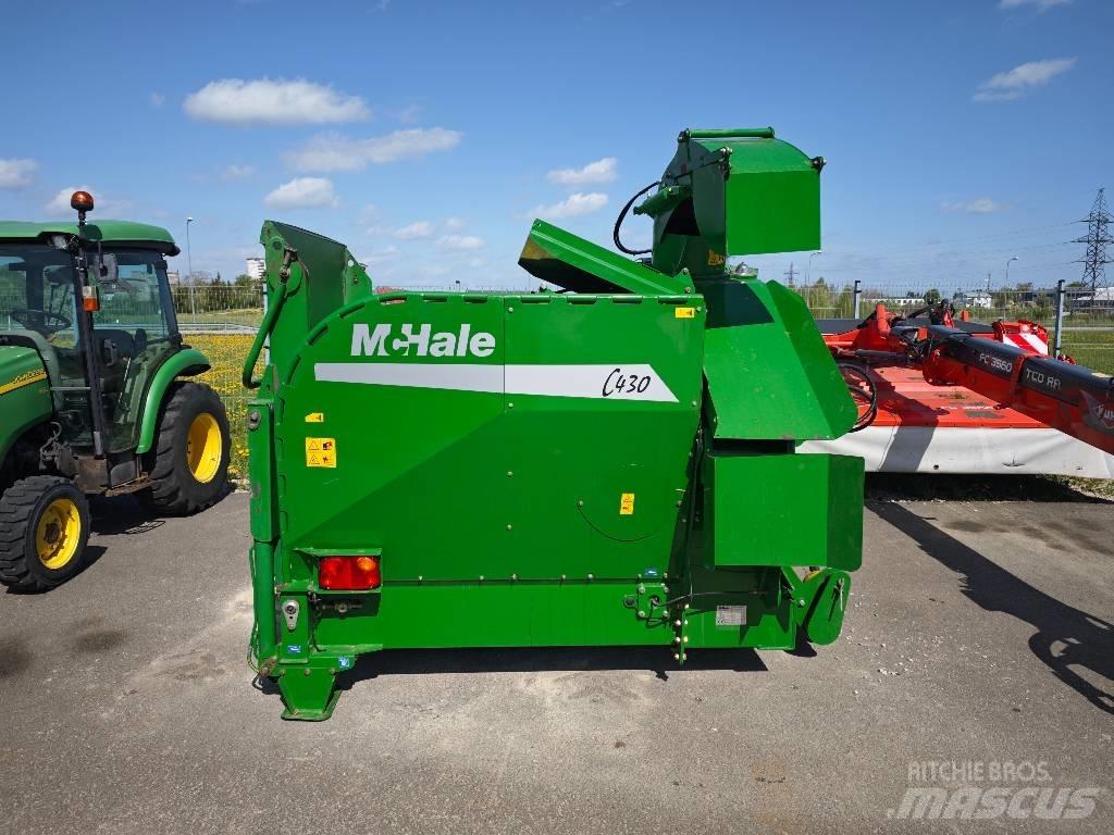 McHale C 430 Rezač za bale, oprema za rezanje in odvijanje bal