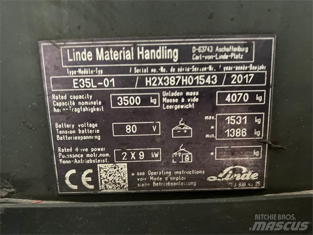 Linde E35L-01 Električni viličarji