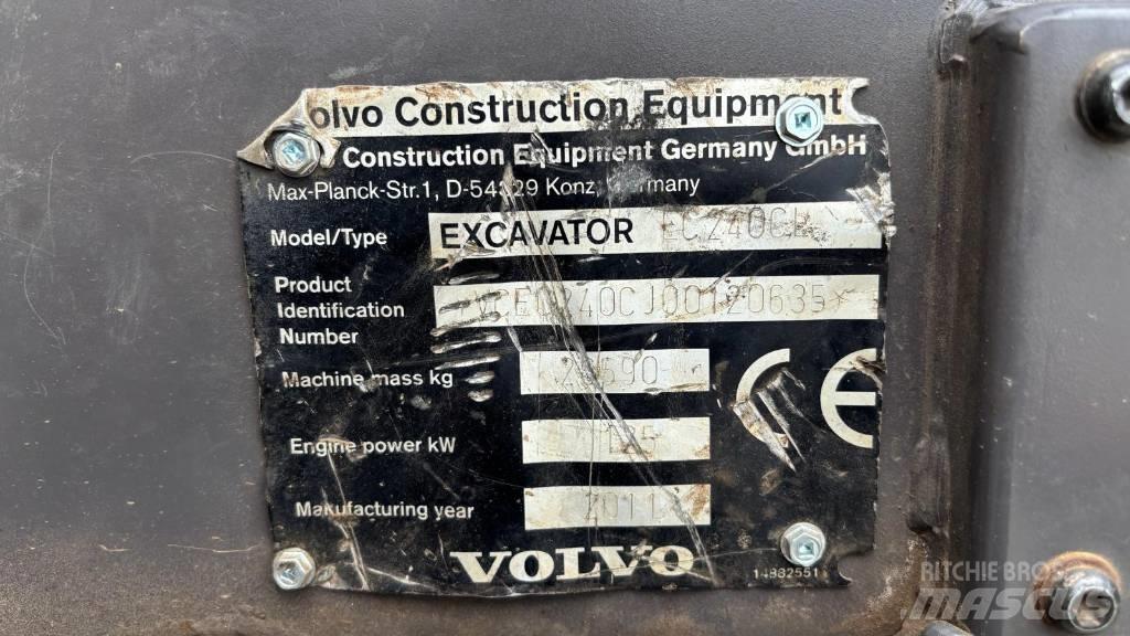 Volvo EC 240 C L Bagri goseničarji
