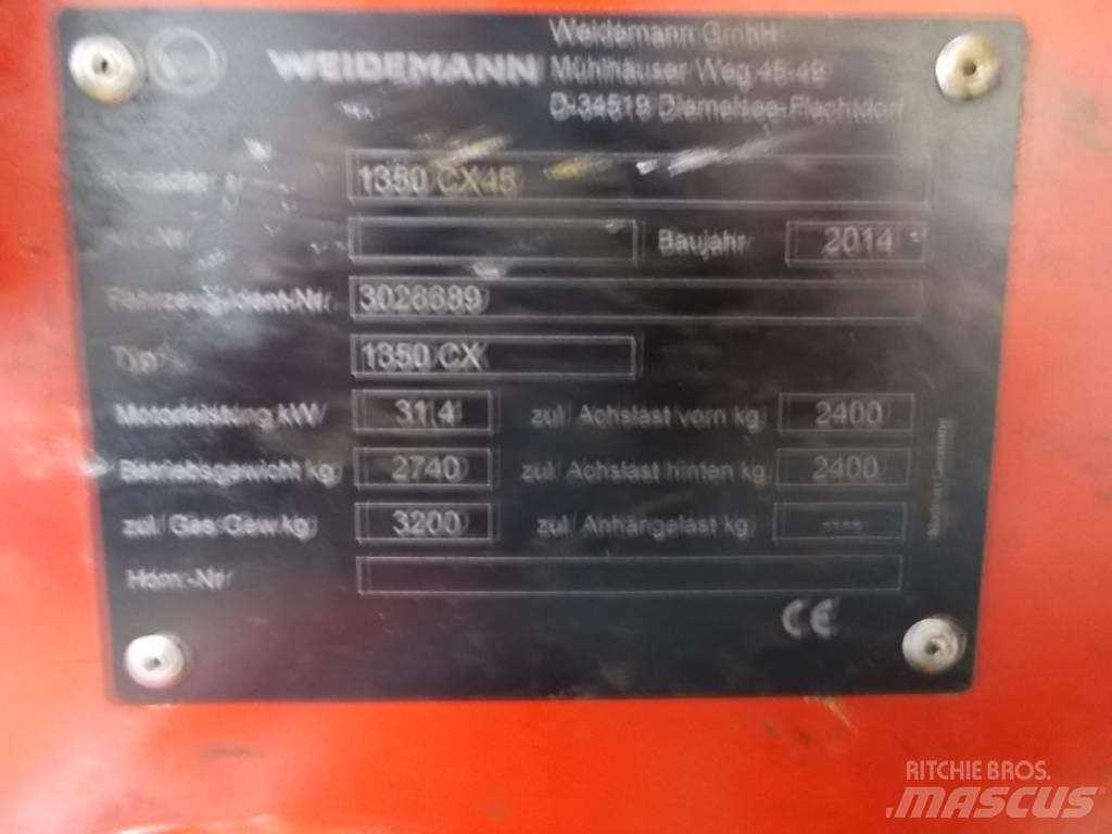 Weidemann 1350CX45 Mini nakladalci