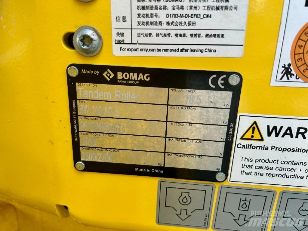 Bomag BW 100 AC-5 Dvojni valjarji
