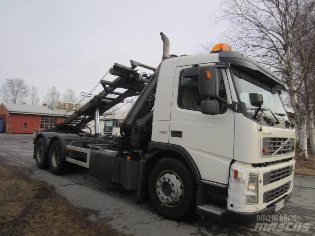 Volvo FM 12  6x2 4600 Razstavljivi tovornjaki z žičnimi dvigali
