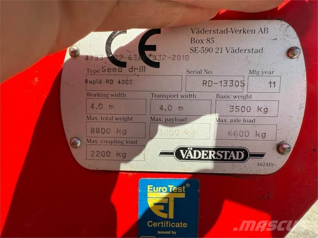 Väderstad RD400S Sejalnice