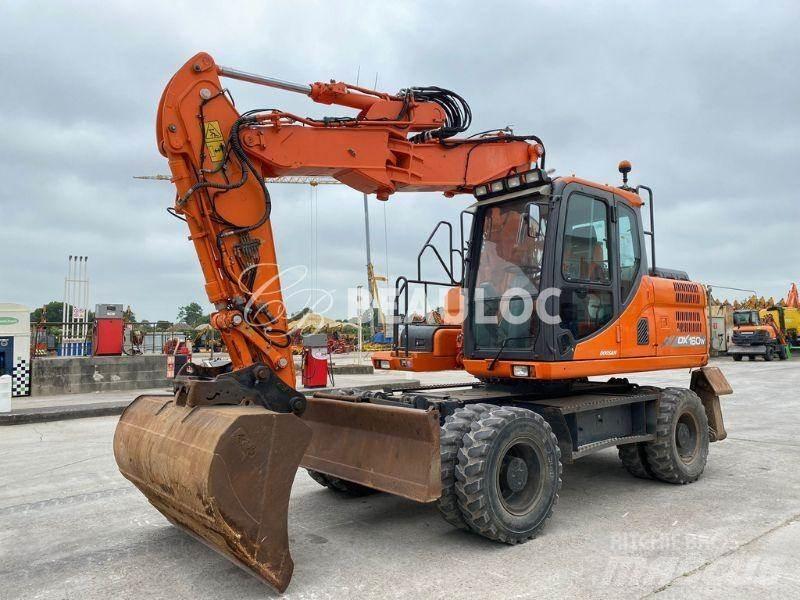 Doosan DX160W Bagri na kolesih