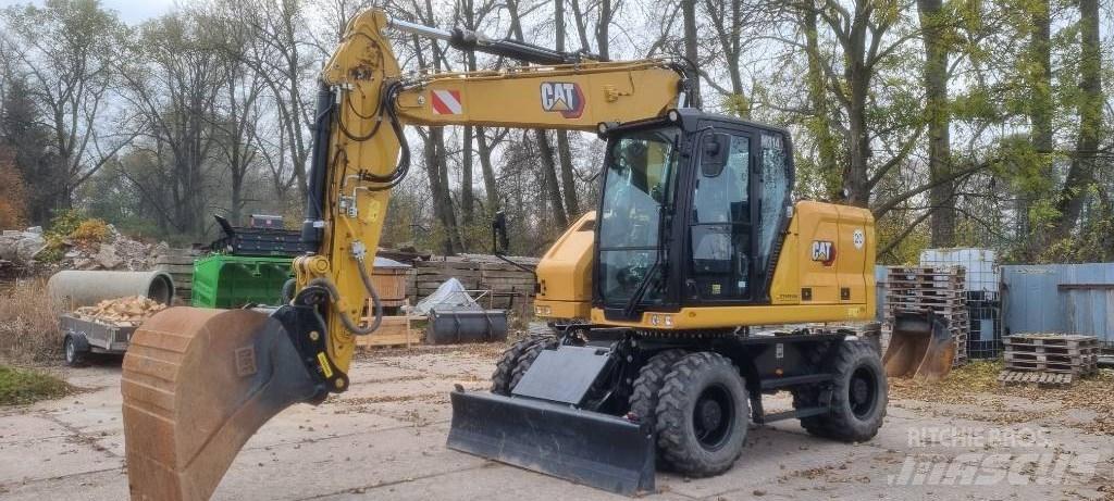 CAT M314 F Bagri na kolesih