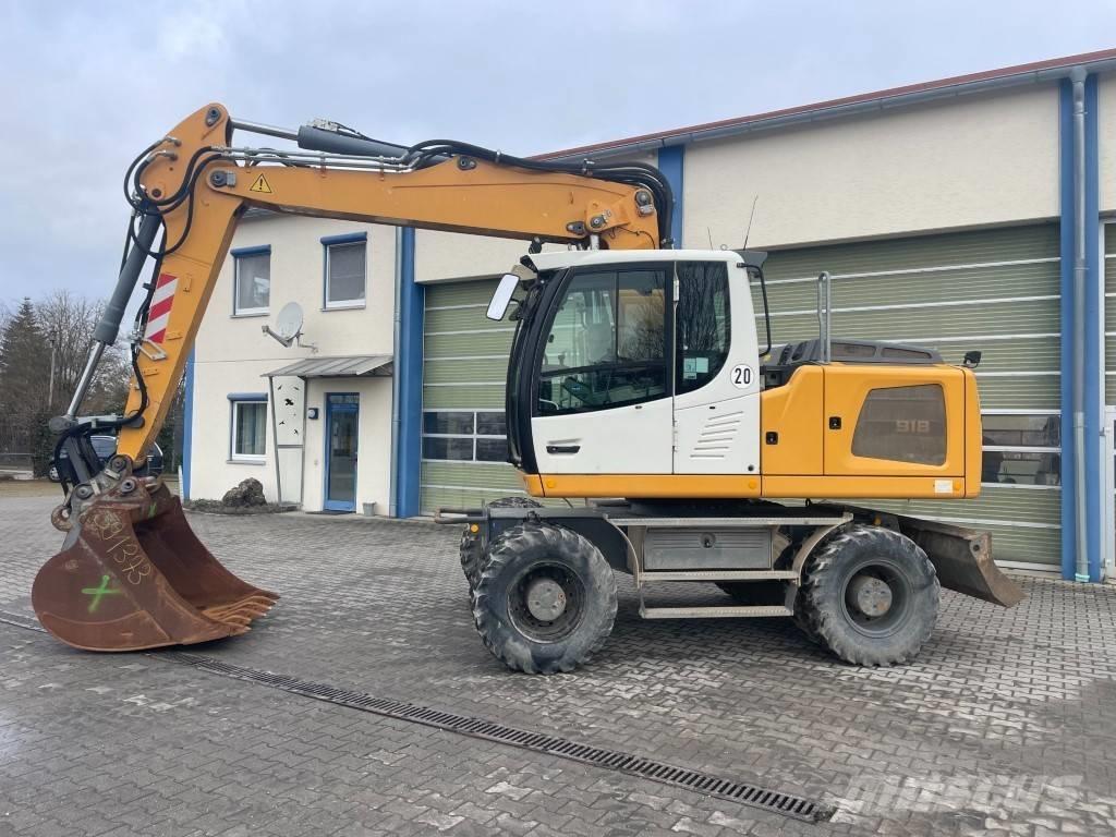 Liebherr A 918 Bagri na kolesih