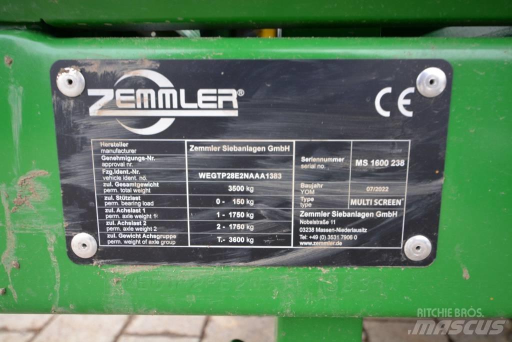 Zemmler MS 1600 Valjasta sita