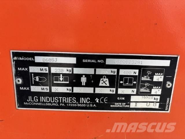 JLG 860 SJ Teleskopske dvižne ploščadi